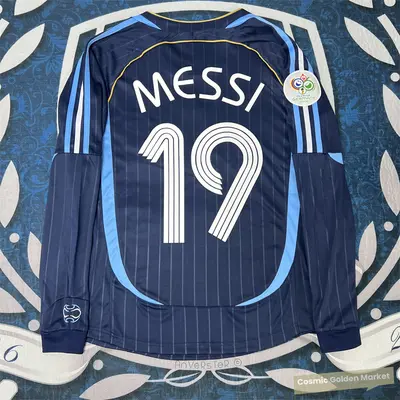 Messi long sleeve jersey hotsell