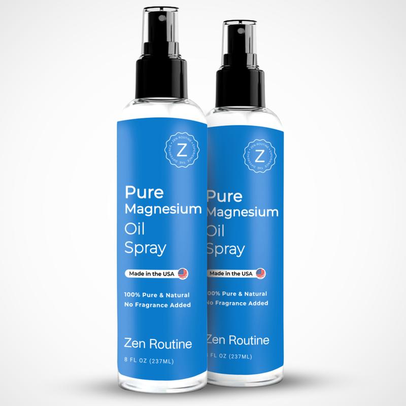 (2-pack) 8oz magnesium oil spray