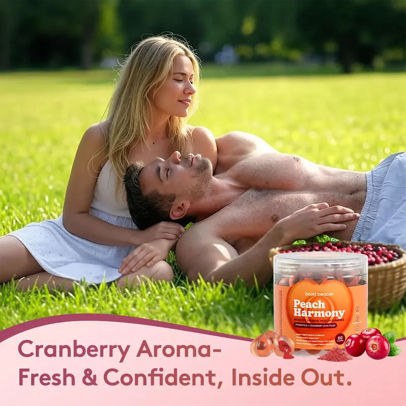 Product Introduction of Boost Beacon Women's Probiotic Gummies for Feminine Health | Cranberry Gummies for pH Balance & UTI Prevention | Vitamin C | Hormonal Support | 60ct Supplement Natural 35
