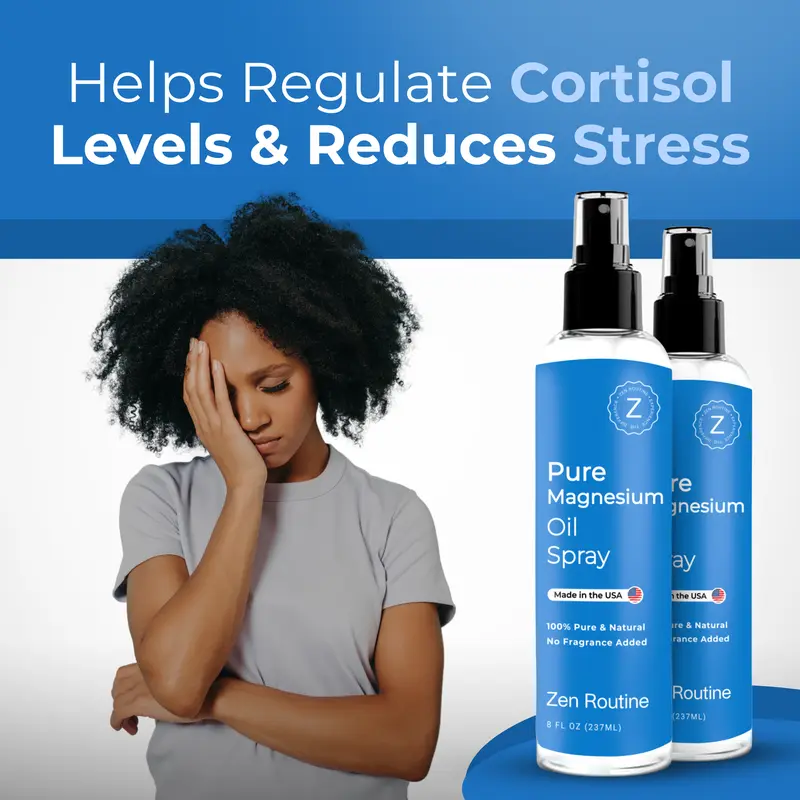 Product Introduction of (2-Pack) 8oz Zen Routine Magnesium Spray - USP Grade Magnesium Spray - Comfort 12