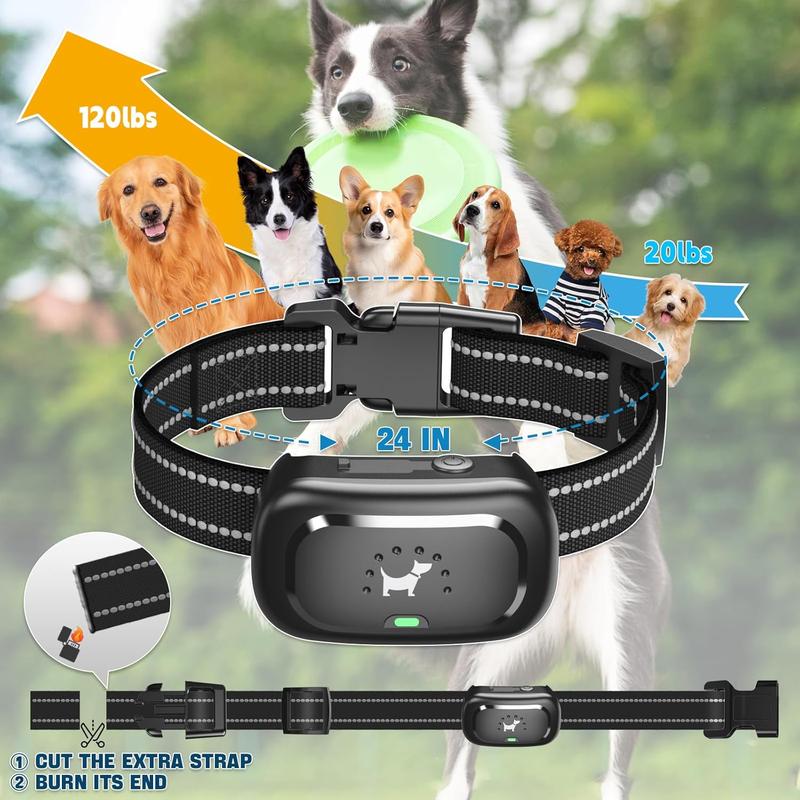 TikTok Shop Dog Shock Collar 2024 Newly Upgraded Dog Training Collar with Remote IPX7 Waterproof Electric Collar with Unique Shock Lock Rechargeable E Collar for Small Medium Large Dogs All Breeds