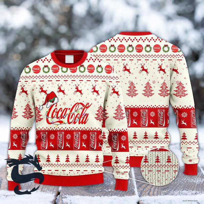 Coca cola ugly sweater best sale