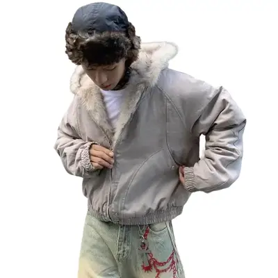 Fur Jacket Y2k Men - TikTok Shop