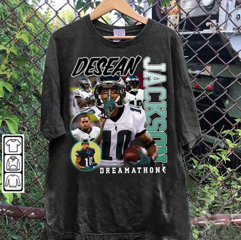 TikTok Shop DeVonta Smith DeSean Jackson Dreamathon Shirt DeSean Jackson Dreams Shirt DeSean Jackson Vintage 90s Dreamathon Shirt