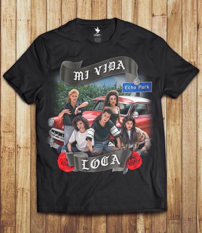 TikTok Shop Mi Vida Loca Echo Park Edition Classic T shirt Cotton Casual Fashion Menswear Retro Streetwear Top Vintage Classic Stylish Basic