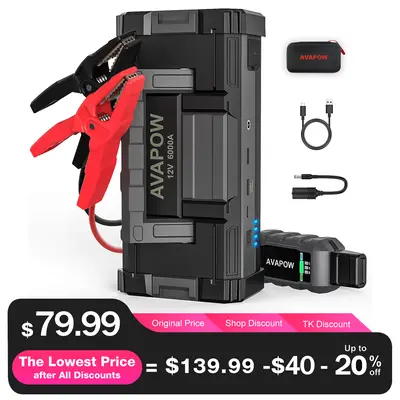 Anker 6000 Jump Starter TikTok Shop