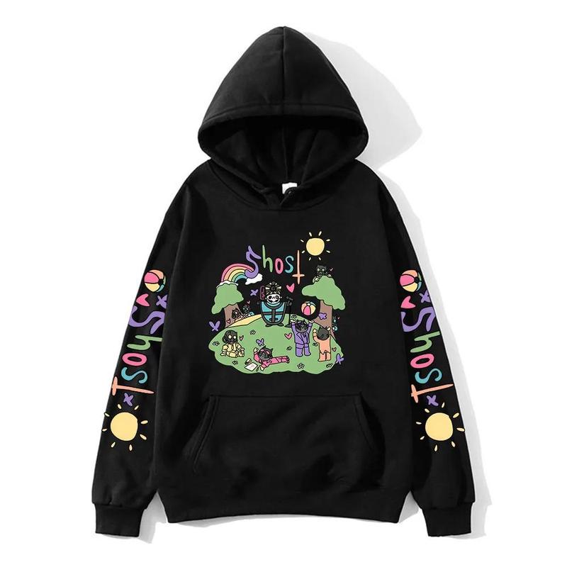 TikTok Shop Ghost Music Band Hoodies Printed Men Woman Casual Y2k Hoodie Hooded Sweatshirts Pullovers Unisex Tracksuits Clothing 3D PRINTED HOODIE HOODIEZIPPER 2024