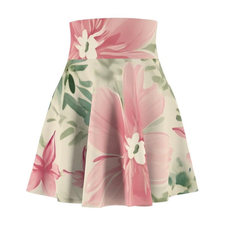 Flower skater skirt best sale