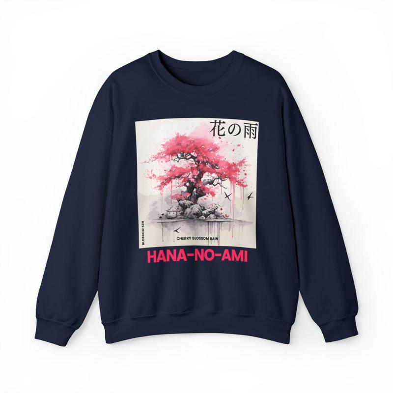 Floral cherry blossom crewneck hotsell