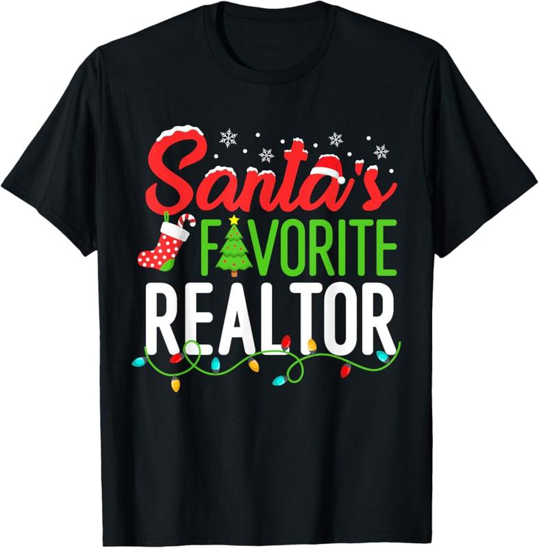 Santa's Favorite Realtor T-Shirt Santa's Favorite Realtor T-Shirt