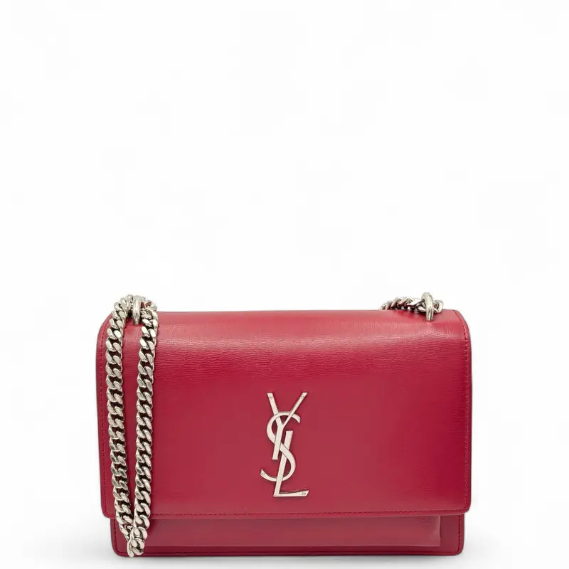 Saint Laurent 801256Y15008126 関税送料込 Pre-owned Yves Saint Laurent Leather Shoulder Bags Medium
