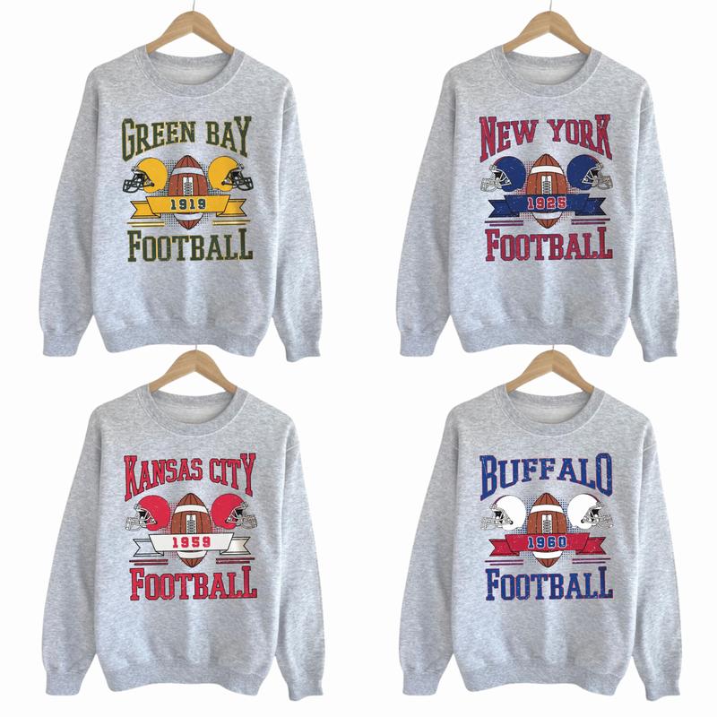 Football team sweatshirts best sale