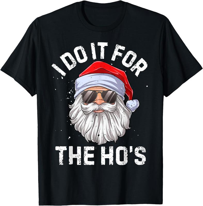 Where My Ho's At? Sarcastic Santa Claus Inappropriate T-Shirt Where My Ho's At? Sarcastic Santa Claus Inappropriate T-Shirt