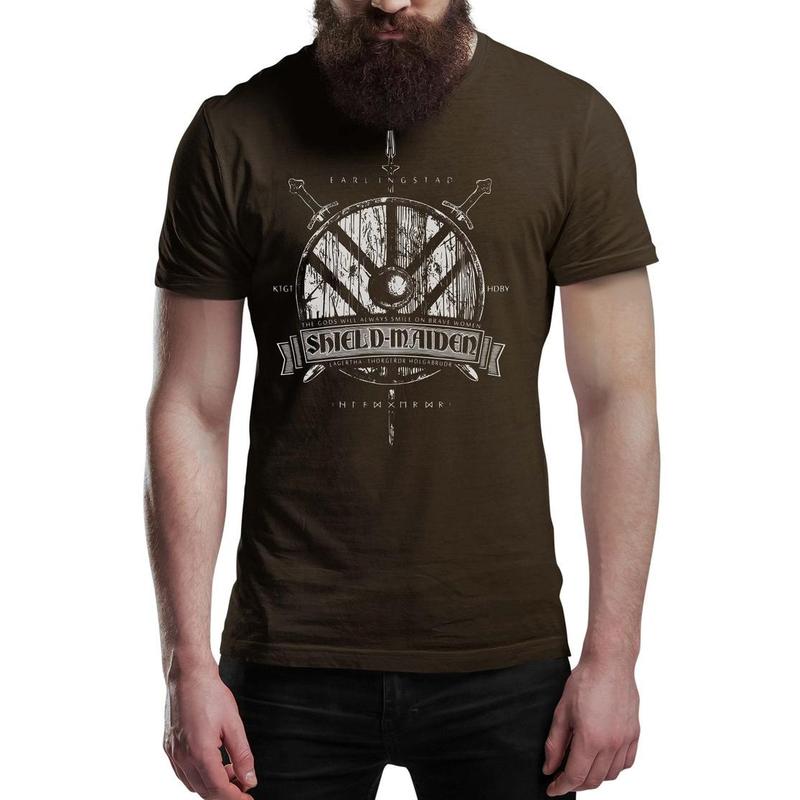 Shieldmaiden Victory Or Valhalla T-Shirt Shieldmaiden Victory Or Valhalla T-Shirt