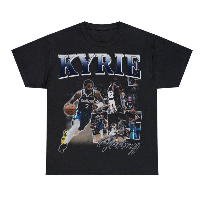 TikTok Shop Limited Kyrie Irving Vintage 90s Graphic Shirt Kyrie Irving Basketball Tee Kyrie Irving Vintage Tee Unisex T Shirt for Men and Women