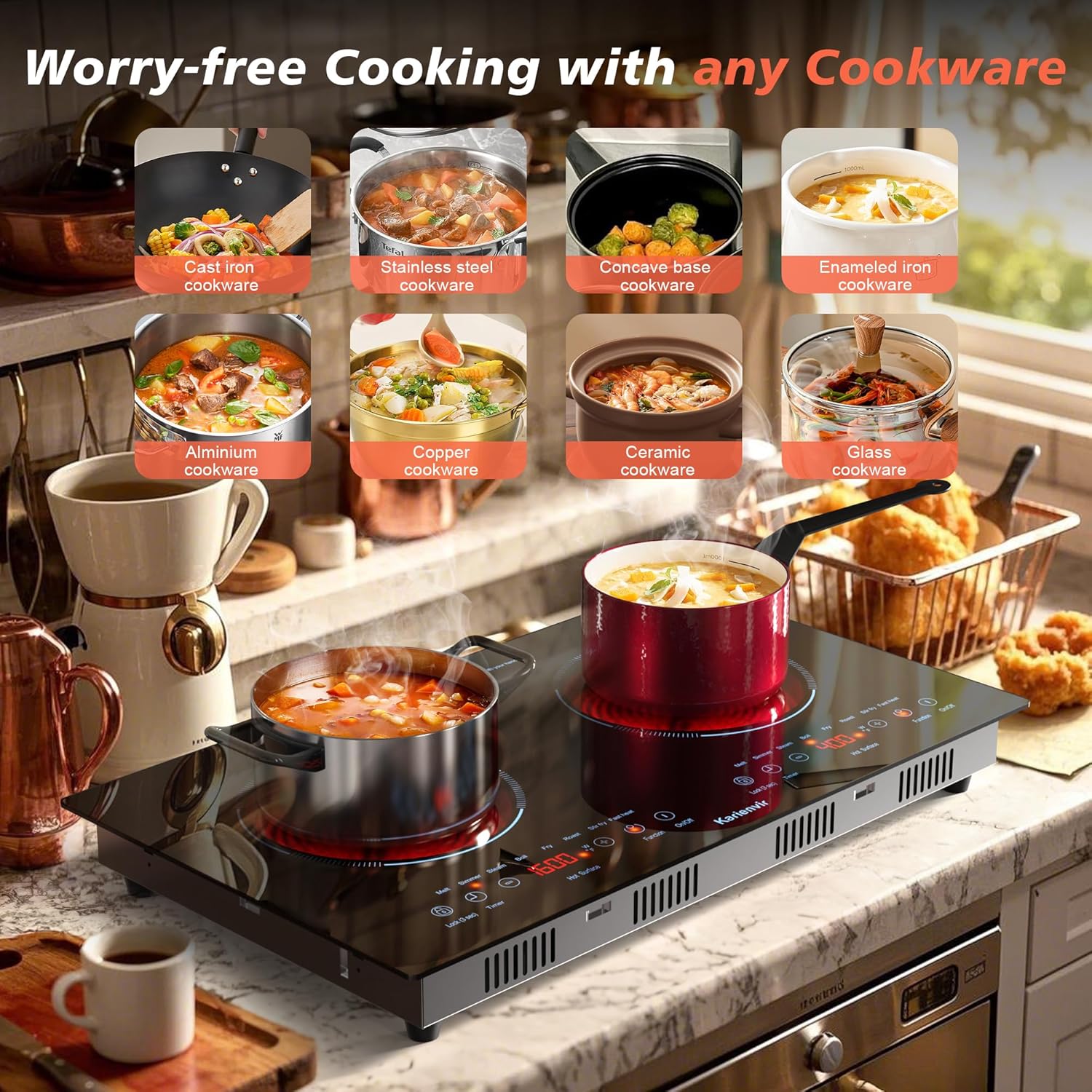 portable electric cooktop