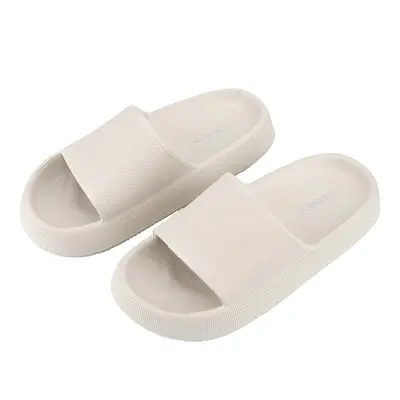 Yeezy high quality slides Men's and women's odor-proof thick-soled slippers white 10