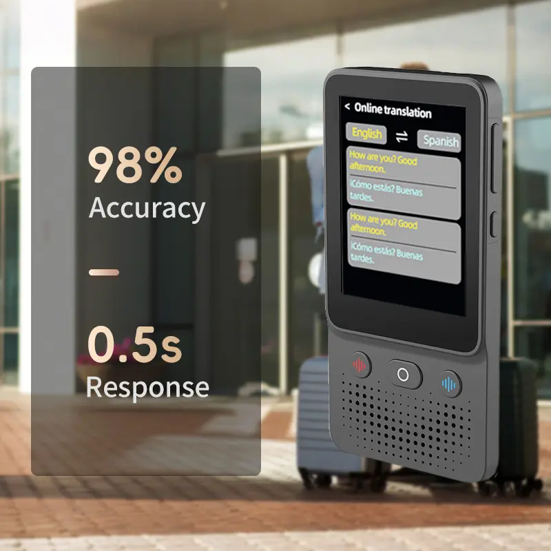 Product Introduction of AI Language Translator Device T21 | 138 Languages. Real-Time Voice & Photo Translation | Offline Mode & Touchscreen | Perfect for Travel & Business & Work Translation Traductor 6