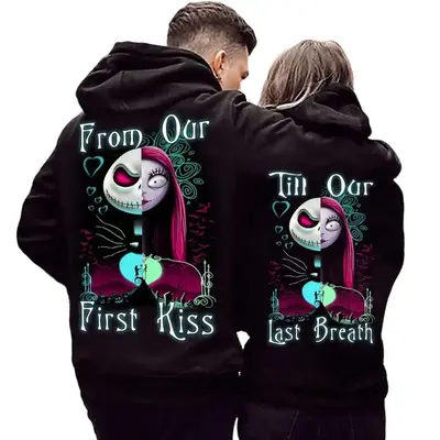 Jack and sally reversible hoodie best sale