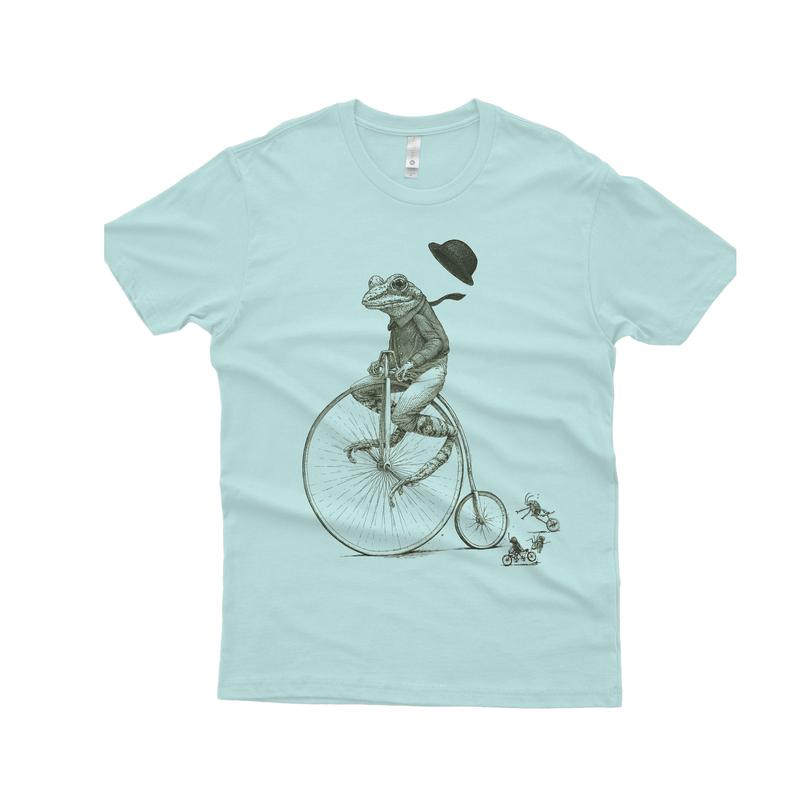 Sloth On A Penny Farthing Bicycle T-Shirt Funny Sloth Shirt Sloth On A Penny Farthing Bicycle T-Shirt Funny Sloth Shirt