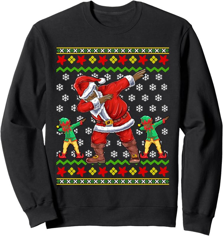 Dabbing santa sweatshirt hotsell