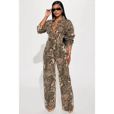 Fashion Nova Camo Jumpsuit Fashion Nova Camo Romper Top