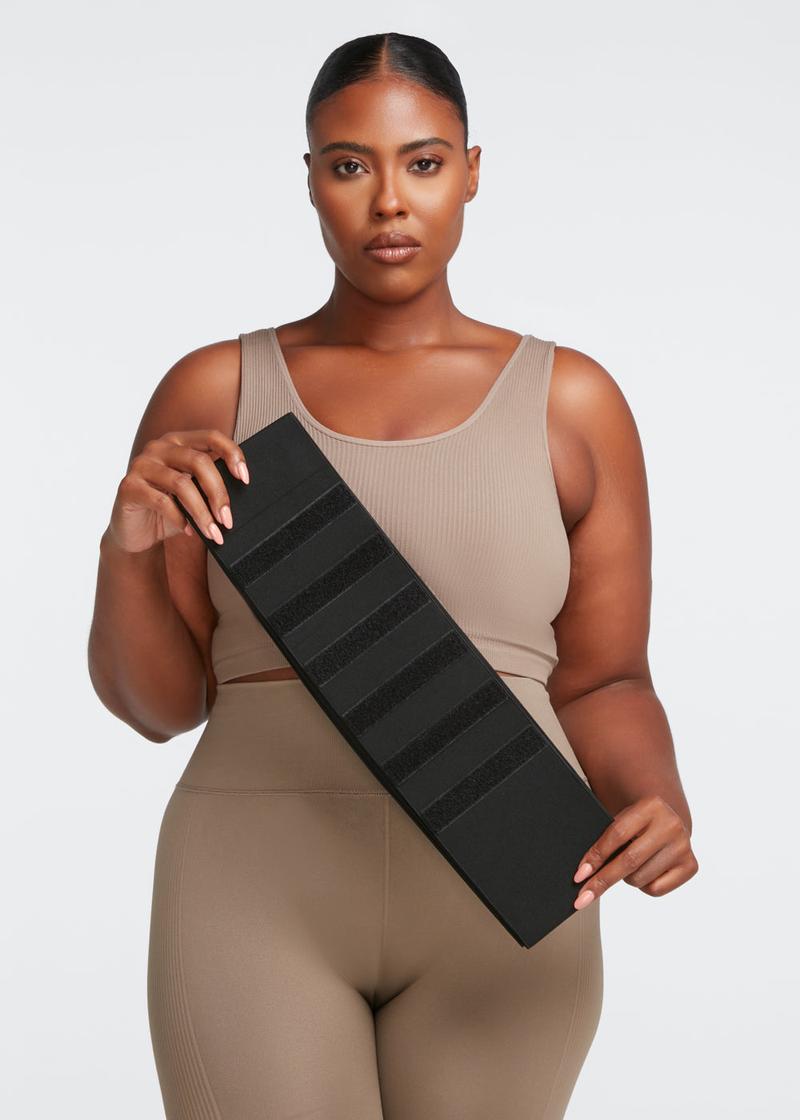 TikTok Shop Sooslick Waist wrap for Tummy Control snatch me up waist trainer belt one size fits up to 5XL Shapewear Womenswear Underwear Lady Compression Sexy Comfort Basic Minimalist