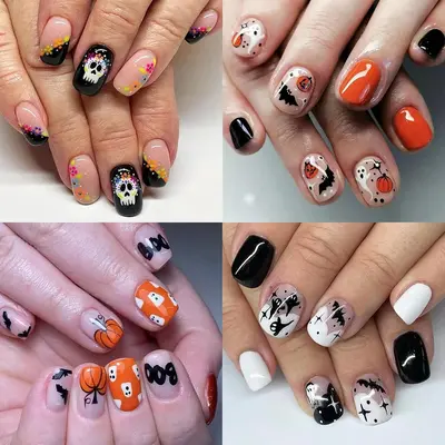 Kiss Impress Nails Fall & Halloween Press On best Nails Bundle