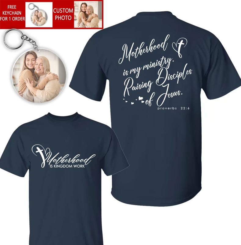 Motherhood is My Ministry Christian T Shirt Motherhood is My Ministry Christian T Shirt