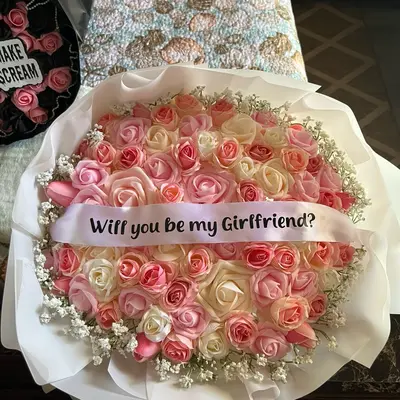 Will You Be My Gf Roses Bouquet TikTok Shop