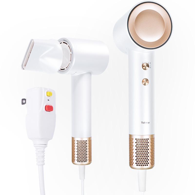 【Coupon Available】Tideway M01 High-speed Hair Dryer PRO Brushless Motor & Ionic Technology  4 Temperature Settings Thermo Control Technology Ergonomic Design, Perfect Present for Women Friend Family Gift 1