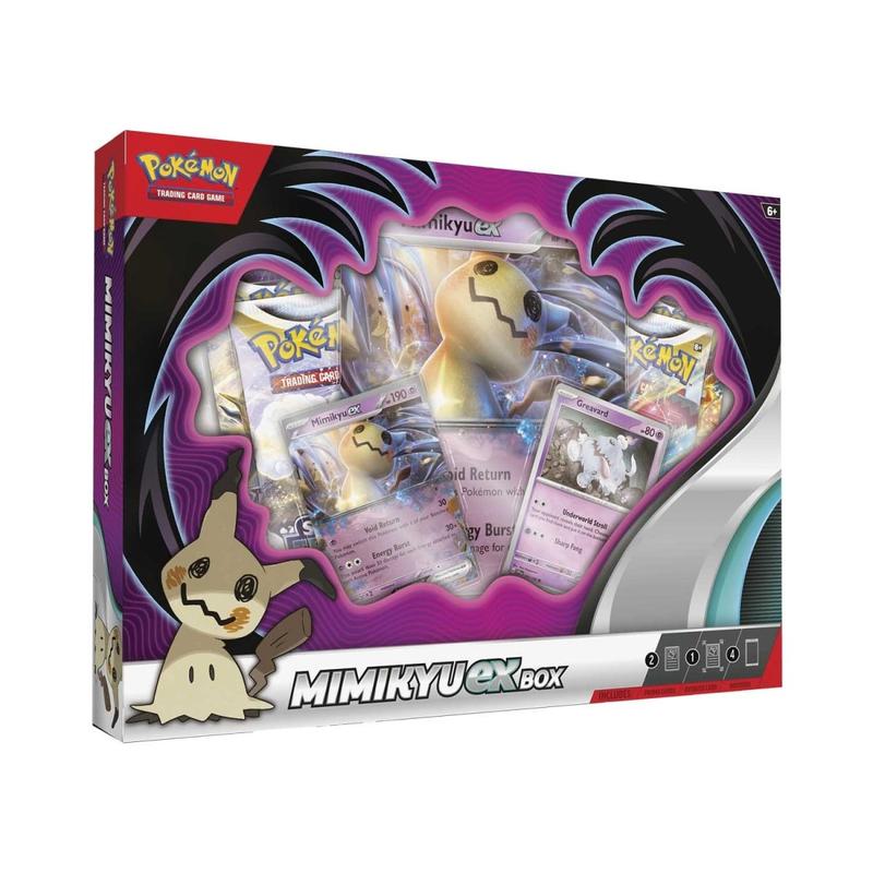 Pokemon - Mimikyu EX Box - Four (4) Booster Packs - Ripped Live ...
