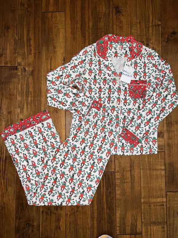 Roller rabbit christmas pajamas sale