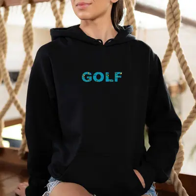 Golf wang black hoodie hotsell