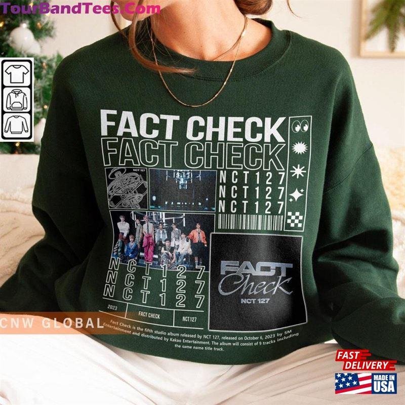 TikTok Shop Nct 127 Kpop Sweatshirt Fact Check Tee V1 Johnny Taeyong Yuta Jaehyun Mark Haechan Shirt Hoodie