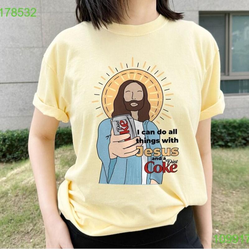 Boho Graphics T-Shirt - All I Need Is A Book And A Diet Coke Boho Graphics T-Shirt - All I Need Is A Book And A Diet Coke