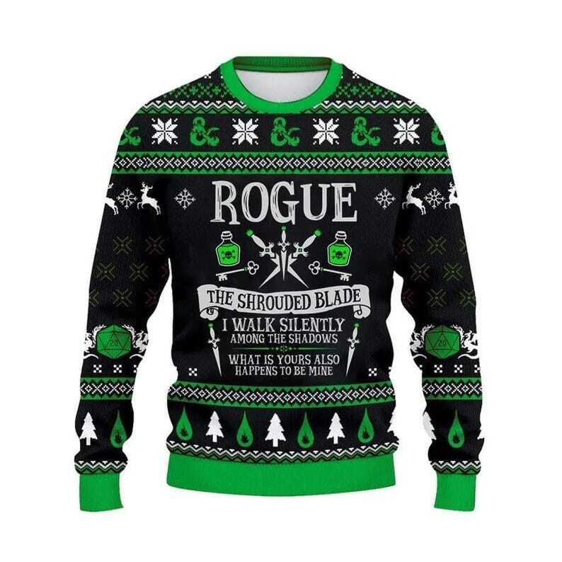 Dungeons and dragons ugly sweater best sale