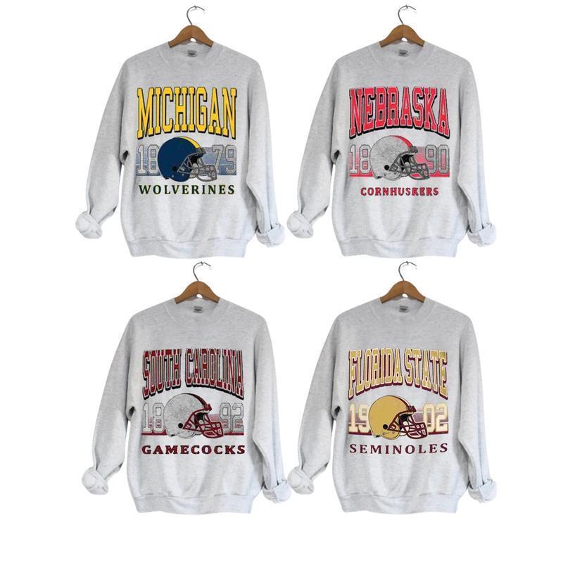 College sweater vintage best sale