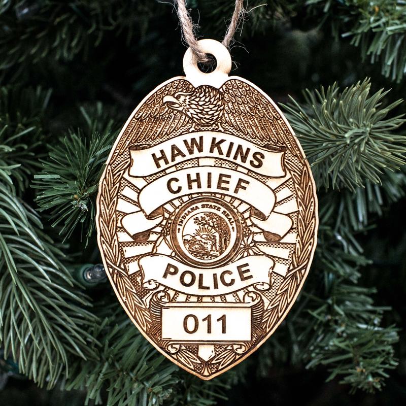 8oz Hawkins Chief of Police Stainless Steel Flask 8oz Hawkins Chief of Police Stainless Steel Flask
