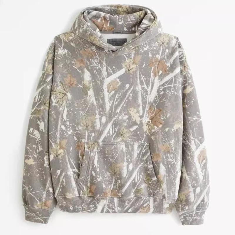 TikTok Shop 2024 Womens Camo Hoodies Sweatshirts Long Sleeve Pullover Fleece Oversized Sweaters Casual Loose Tops with Pocket