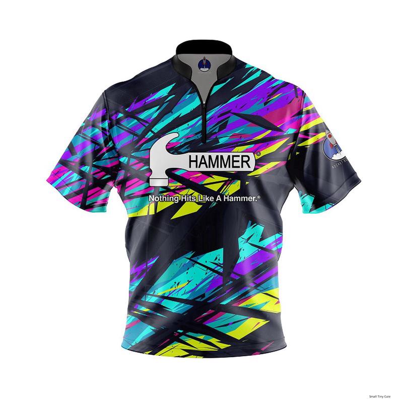 TikTok Shop: Hammer Sport Spike Rocket Bowling Jersey All-over Print  Quarter Zipper Bowling Shirt Short Sleeve Gift for Bowler Bowling Player