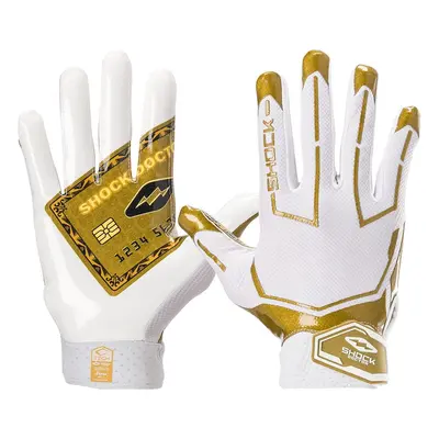 Football gloves white and gold online