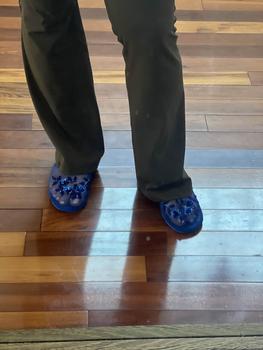 Product Review of Cammie Women's Floral Beaded Mesh Chinese Slippers Flip Flops Flip Flop from M** 🧿**︎ 2