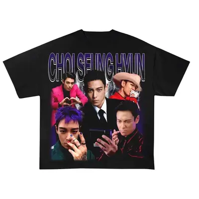 イカゲーム T.O.P THANOS T-shirt Mサイズ 白/ピンク Thanos From Squid Game 2 Shirt - Printiment