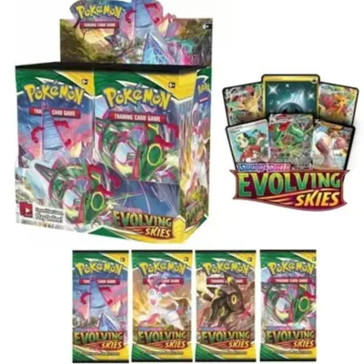 Pokemon Evolving Skies Sleeved hot Booster Lot 10x