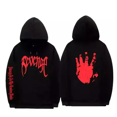 パーカー・フーディ Revenge x City Morgue Grim Reaper Red Logo Hoodie Revenge X City Morgue Grim Reaper Red Logo Hoodie - TikTok Shop