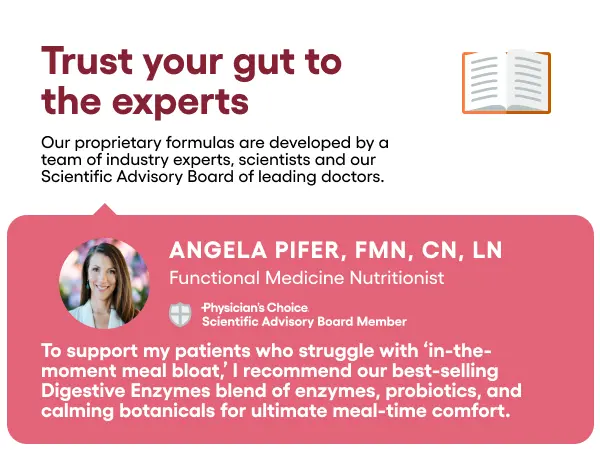 Product Introduction of Physician's Choice Digestive Enzymes with Probiotics + Prebiotics - Mealtime Discomfort & Bloating Relief - Multi Support for Digestion & Gut Health 12