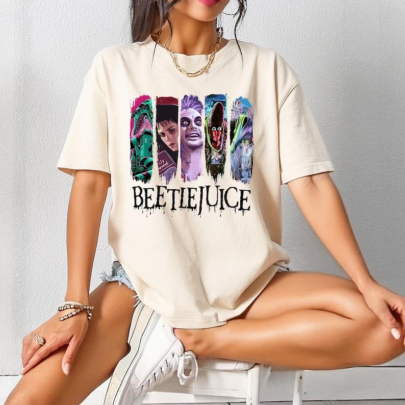 Printed T-Shirt With Back K-Hole, AOP Cloud Rainbow Printed T-Shirt With Back K-Hole, AOP Cloud Rainbow