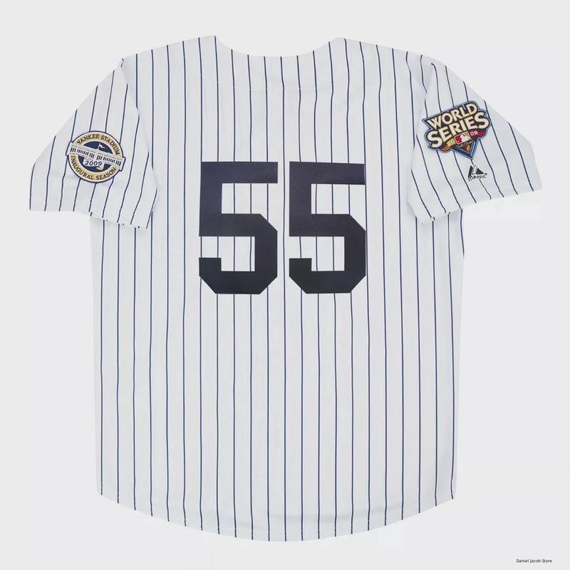 TikTok Shop Hideki Matsui 2009 York Yankees World Series White Home Men s Jersey Front Same Back Adjustable