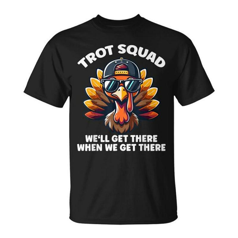 TikTok Shop Thanksgiving Turkey Running Outfit Gear Costume Turkey Trot T Shirt